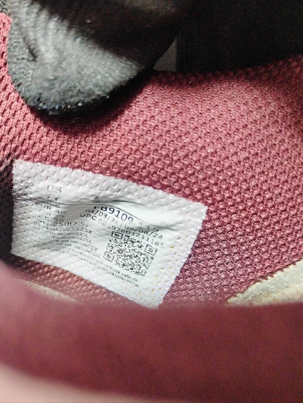 Nike Dunk Low Redwood GS 7Y White Gym Red FB9109‑115 – As‑Is
